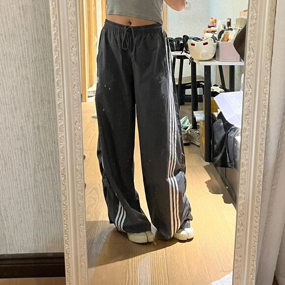 Adidas Grey Sports Pants Women's Size M - Picture 1 of 7